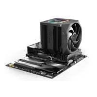 be quiet! Dark Rock Elite CPU Cooler, Universal Socket, 2 x Silent Wings Fans, 2000RPM, 7 x Heat Pipes, 280W TDP, ARGB & Speed Switch