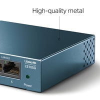 TP-Link LiteWave LS105G 5-Port 10/100/1000Mbps Metal Gigabit Desktop Network Switch