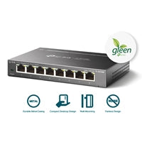 TP-Link TL-SG108E 8-Port Metal Gigabit Easy Smart Switch