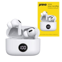 Prevo Entertainment Bundle with Active Noise Cancelling Earbuds, 10000mAh Powerbank & Mains Charger