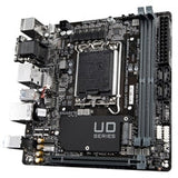 Gigabyte H610I DDR4 Ultra Durable Intel 1700 Socket Motherboard, Mini-ITX, 2x DDR4 Slots, 1x M.2 Socket, GbE LAN, 1x D-Sub / 2x DisplayPorts / 1x HDMI Port