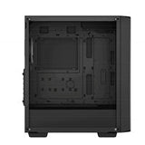 DeepCool CC560 ARGB V2 Case, Gaming, Black, Mid Tower, 1 x USB 3.0 / 1 x USB 2.0, Tempered Glass Side Window Panel, Abundant Airflow Performance, Addressable RGB LED Fans, ATX, Micro ATX, Mini-ITX