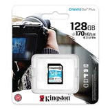 Kingston Canvas Go! Plus SDCG3/128GB 128GB Flash Card, UHS-1 (U3)
