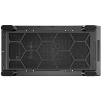 Antec FLUX Mid Tower PC Case - Tempered Glass, Black/Wood, 5 PWM Fans, USB-C, E-ATX/ATX/mATX/ITX Compatibility