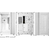 be-quiet! Light Base 900 FX, White, Full Tower E-ATX Case, Massive ARGB LED Strip, Full Windowed Design, 4 Light Wings 140mm PWM fans included