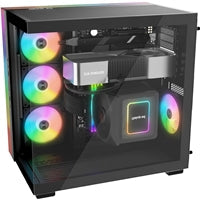 be-quiet! Light Base 600 LX, Black, Midi-Tower ATX Case, Massive ARGB LED Strip, Full Windowed Design, 4x Light Wings LX 120mm PWM fans included