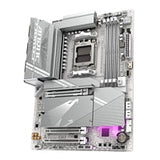 Gigabyte X870 AORUS ELITE WIFI7 ICE AMD AM5 Socket Motherboard, ATX, 4x DDR5 Slots, 4x M.2 Sockets, Fitted I/O Shield, 2.5GbE LAN, Wi-Fi 7, 1x HDMI Port / 2x USB-C (USB4)