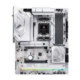 ASRock X870 STEEL LEGEND WIFI AMD AM5 Socket Motherboard, ATX, 4x DDR5 Slots, 3x M.2 Sockets, Fitted I/O Shield, 2.5GbE LAN, Wi-Fi 7, 1x HDMI Port / 2x USB-C (USB4)