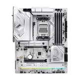ASRock X870 STEEL LEGEND WIFI AMD AM5 Socket Motherboard, ATX, 4x DDR5 Slots, 3x M.2 Sockets, Fitted I/O Shield, 2.5GbE LAN, Wi-Fi 7, 1x HDMI Port / 2x USB-C (USB4)