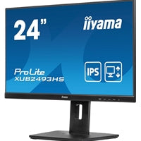 iiyama PROLITE XUB2493HS-B6 24 inch IPS Monitor, Full HD, 0.5ms, HDMI, DisplayPort, Freesync, 100Hz, Speakers, Black, Internal PSU, VESA, Height Adjustable, Pivot