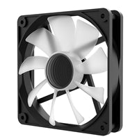 CIT Halo 120mm Infinity ARGB Black 4-Pin PWM High-Performance PC Cooling Fan with Addressable RGB Lighting and Superior Airflow