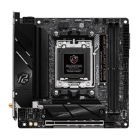 ASRock B650I LIGHTNING WIFI AMD AM5 Socket Motherboard, Mini-ITX, 2x DDR5 Slots, 2x M.2 Socket, Fitted I/O Shield, 2.5GbE LAN, Wi-Fi 6E, 1x HDMI Port