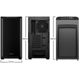 be quiet! Pure Base 501 ATX Mid Tower PC Case – Sleek Black Design, High-Airflow with 2 x Pure Wings 3 140mm Fans, USB-C Front Port, Water-Cooling Ready, Tool-Free Installation, Noise-Optimized