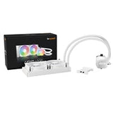 be quiet! Light Loop 240mm AIO CPU Liquid Cooler, High-Performance ARGB Lighting, Dual 120mm PWM Fans, Ultra-Quiet Operation, Easy Maintenance, Intel/AMD Compatible, White