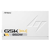 Antec GSK ATX3.1 850W Power Supply, White,80 PLUS Gold, Full Modular, PCIe 5.1, JP Capacitors, Silent FDB Fan, CircuitShield Protection