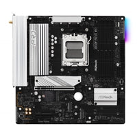 ASRock B850M Pro RS WiFi AMD AM5 Socket Motherboard, Micro-ATX, 4x DDR5 Slots, 3x M.2 Sockets, Fitted I/O Shield, 2.5GbE LAN, Wi-Fi 6E, 1x DisplayPort / 1x HDMI Port