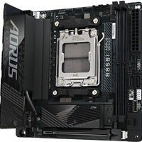 Gigabyte B850I AORUS PRO AMD AM5 Socket Motherboard, Mini-ITX, 2x DDR5 Slots, 2x M.2 Sockets,  Fitted I/O Shield, 2.5GbE LAN, Wi-Fi 7, 1x HDMI Port