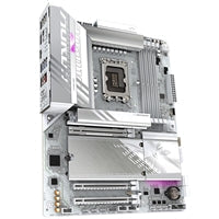 Gigabyte B860 AORUS ELITE WIFI7 ICE Intel 1851 Socket Motherboard, ATX, 4x DDR5 Slots, 3x M.2 Sockets, Fitted I/O Shield, 2.5GbE LAN, Wi-Fi 7, 1x DisplayPort / 2x HDMI / 1x USB-C (USB4)