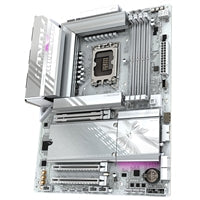 Gigabyte B860 AORUS ELITE WIFI7 ICE Intel 1851 Socket Motherboard, ATX, 4x DDR5 Slots, 3x M.2 Sockets, Fitted I/O Shield, 2.5GbE LAN, Wi-Fi 7, 1x DisplayPort / 2x HDMI / 1x USB-C (USB4)