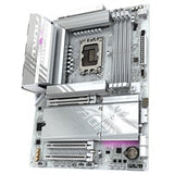 Gigabyte B860 AORUS ELITE WIFI7 ICE Intel 1851 Socket Motherboard, ATX, 4x DDR5 Slots, 3x M.2 Sockets, Fitted I/O Shield, 2.5GbE LAN, Wi-Fi 7, 1x DisplayPort / 2x HDMI / 1x USB-C (USB4)