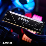 Kingston FURY Beast KF432C16BB2AK2/32 32GB (2x 16GB) DIMM System Memory, 3200MHz, DDR4, CL16, Black, RGB, Intel XMP