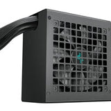 DeepCool PL650D 650W 80 Plus Bronze Power Supply with 120mm Hydro-Bearing Fan, ATX3.1 & PCIe 5.0 Support, Non-Modular Design PSU