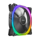 Antec Fusion 120mm ARGB, Black, Upto 2000RPM, 57.93CFM Airflow, 31.24dB Max, 4-pin PWM 3-pin LED