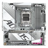 Gigabyte B850M AORUS ELITE WIFI6E ICE AMD AM5 Socket Motherboard, Micro-ATX, 4x DDR5 Slots, 2x M.2 Sockets, Fitted I/O Shield, 2.5GbE LAN, Wi-Fi 6E, 1x DisplayPort / 1x HDMI Port
