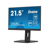 iiyama PROLITE XUB2293HSU-B7 22 inch IPS Monitor, Full HD, 1ms, USB Hub, HDMI, DisplayPort, Freesync, 100Hz, Speakers, Black, Internal PSU, VESA, Height Adjustable, Pivot