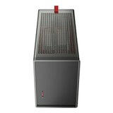 Antec Performance 1M Aventurine Mini-ITX Gaming Case with Aluminum Finish, PCIe 4.0 Riser Cable, USB 3.2 Gen2 Type-C, Tool-Free Side Panels, Solid Side Panel, SFX-L & SFX PSU Support