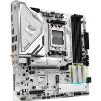 ASRock B850M Steel Legend WiFi AMD AM5 Socket Motherboard, Micro-ATX, 4x DDR5 Slots, 3x M.2 Sockets, Fitted I/O Shield, 2.5GbE LAN, Wi-Fi 7, 1x DisplayPort / 1x HDMI Port