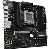 ASRock B850M Pro-A WiFi AMD AM5 Socket Motherboard, Micro-ATX, 4x DDR5 Slots, 3x M.2 Sockets, 2.5GbE LAN, Wi-Fi 6E, 1x DisplayPort / 1x HDMI Port