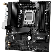 ASRock B850M Pro-A WiFi AMD AM5 Socket Motherboard, Micro-ATX, 4x DDR5 Slots, 3x M.2 Sockets, 2.5GbE LAN, Wi-Fi 6E, 1x DisplayPort / 1x HDMI Port