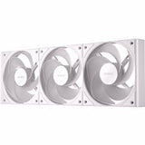 Antec Connect 120 ARGB White Reverse 3-Pack 120mm PWM Fans with Daisy Chain Design and Vibration-Absorbing Pads