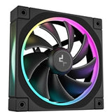 DeepCool FL12 120mm PWM 3 Pack Fan - High Performance, Low Noise, Fluid Dynamic Bearing, 36 ARGB LEDs, 500-2150 RPM, 55 CFM Airflow, 4-Pin PWM Control
