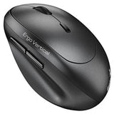 Genius Ergo 8350S Wireless Ergonomic Vertical Mouse, Blutooth & 2.4 GHz, Adjustable DPI levels up to 2400 DPI, 5 Button with Scroll Wheel, Dark Grey
