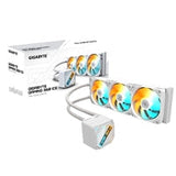 GIGABYTE GP-GIGABYTE Gaming ICE 360 All-in-One Liquid CPU Cooler – 360mm Radiator, ARGB Lighting, Teflon Tubing, and Magnetic Rotating Cover
