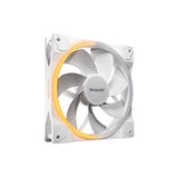 be quiet! Light Wings 140mm PWM Reverse, White, ARGB Lighting, Ultra-Quiet Operation Max 25.5dB(A), High Airflow, 60,000 Hours
