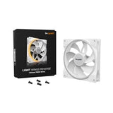 be quiet! Light Wings 140mm PWM Reverse, White, ARGB Lighting, Ultra-Quiet Operation Max 25.5dB(A), High Airflow, 60,000 Hours
