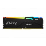 Kingston FURY Beast KF560C30BBEAK2-64 64GB (2x 32GB) DIMM System Memory, 6000MHz, DDR5, CL30, Black, RGB, Intel XMP, AMD EXPO