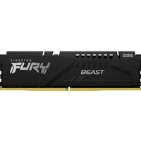 Kingston FURY Beast KF556C40BBK2-64 64GB (2x 32GB) DIMM System Memory, 5600MHz, DDR5, CL40, Black, Intel XMP