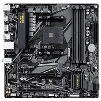 Gigabyte B550M DS3H R2 AMD AM4 Socket Motherboard, Micro-ATX, 4x DDR4 Slots, 2x M.2 Sockets, GbE LAN, 1x DisplayPort / 1x HDMI Port