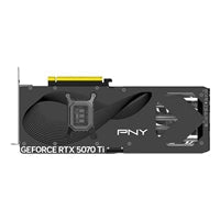 PNY NVIDIA GEFORCE RTX 5070 Ti OC 16GB, GDDR7 Graphics Card, 8960 CUDA Cores, 2295 MHz Core Clock, Triple Fan, 3x Display Ports / 1x HDMI Port
