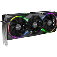 PNY NVIDIA GEFORCE RTX 5080 ARGB EPIC-X RGB OC 16GB, GDDR7 Graphics Card, 10752 Cuda Cores, 2.3GHz Core Clock, Triple Fan, 3 x Display Ports/ 1 x HDMI Port