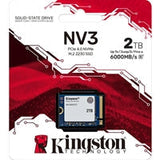 Kingston NV3 2TB PCIe 4.0 M.2 2230 NVMe SSD for Handheld Consoles, Small Form Factor PCs & Laptops, 6,000MB/s read & 5,000MB/s write speeds, Includes Acronis Cloning Software