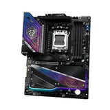 ASRock PHANTOM GAMING X870 Nova WiFi AMD Socket AM5 Motherboard, 4 x DDR5 Slots, 5x M.2 Socket, 5GbE LAN, Wi-Fi 7, 1x HDMI Port / 1x USB-C (USB4)