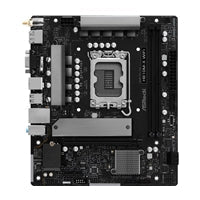 ASRock H810M-X WIFI Intel Socket 1851 Motherboard, 2x DDR5 DIMM Slots, 1x M.2 Socket, 2.5G LAN, WiFi 5, 1x HDMI Port / 1x DisplayPort