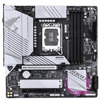 Gigabyte B760M AORUS ELITE WIFI6E GEN5 Intel 1700 Socket Motherboard, Micro-ATX, 4x DDR5 Slots, 2x M.2 Socket, 2.5GbE LAN, 1x HDMI Port/ 1x DisplayPort