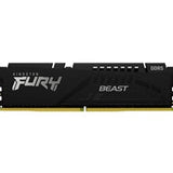 Kingston FURY Beast KF552C40BBK2-16 16GB (2x 8GB) DIMM System Memory, 5200MHz, DDR5, CL40, Black, Intel XMP