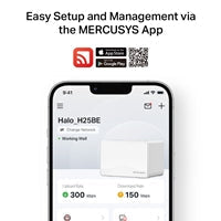 Mercusys Halo H25BE BE3600 Whole Home Mesh Wi-Fi 6 System (3 Pack)